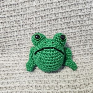 New - Crochet Frog - Plushie